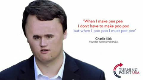 Charlie Kirk has to poo poo