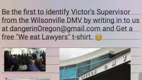 Victor from the DMV in Wilsonville, Oregon refuses to identify his Supervisor and rudely hangs up.