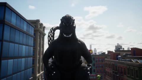 Siven Head vs Godzilla Animated (Horror short film 📽️)