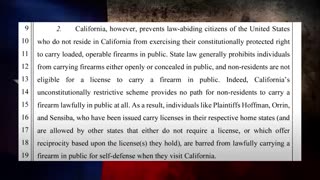 Major Lawsuit May Get California Huge 2A Freedoms