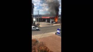 Civilians Rush To Save Accident Victims From A Burning Gas Station