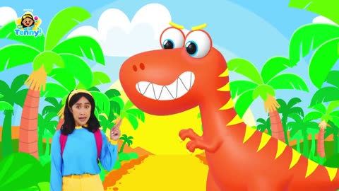 Tyrannosaurus Rex (Hey Tenny! ver.) _ Dinosaur for Kids _ Educational Video for