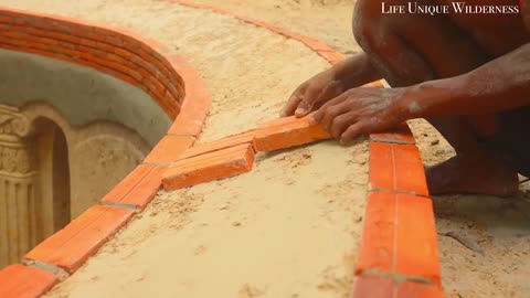 Build Underground Swimming pool for 68 days inside the bush