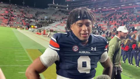 Robby Ashford after Auburn's win over Texas A&M