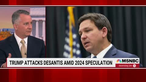 MSNBC on Ron DeSantis: "Ron DeSantis famously has a glass jaw, fragile ego"