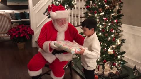 Santa Visits Riley