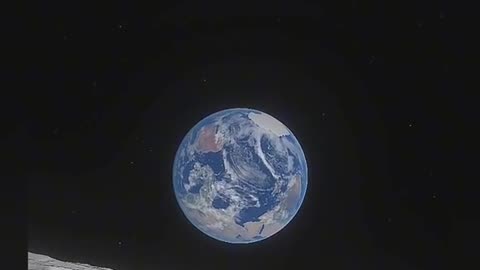 Earth view from the Moon...
