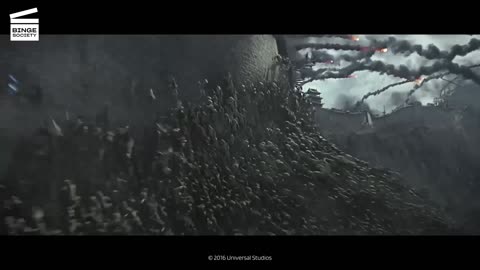 The Great Wall of China Movie Scene