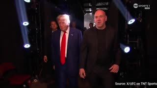 Watch: Donald Trump Enters UFC Fight To MASSIVE Applause