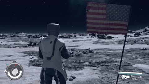 The original moon landing on Starfield!!