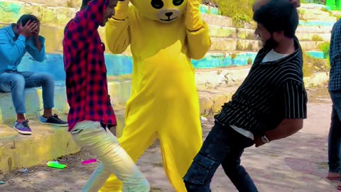 Teddy bear funny dance in India🇮🇳