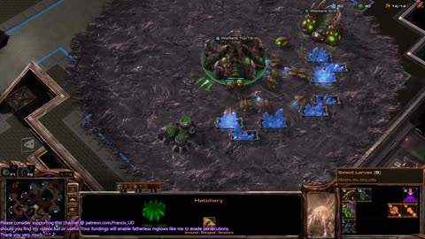 starcraft2 zerg v protoss terrible defeats on moondance and cosmic sapphire..