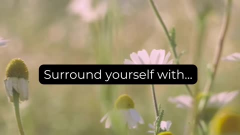 Surround yourself with