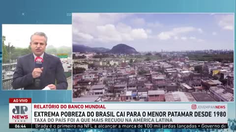 Extrema pobreza do Brasil cai para o menor patamar desde 1980