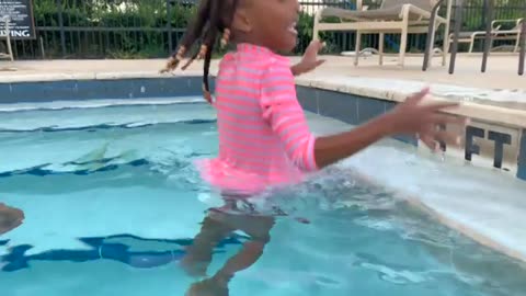 We Got Our Kids A little Surprise In The Pool Best Video