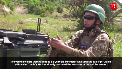 Ukrainian troops train with US-provided weapons in Donetsk region