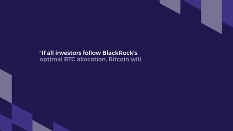 BlackRock Recommended Massive 85% Bitcoin Portfolio Allocation