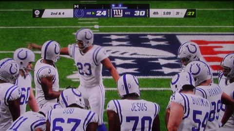Madden: Indianapolis Colts vs New York Giants