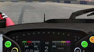 Rain Timelaspe in iRacing