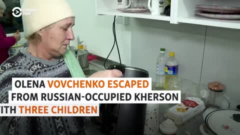 Evacuees face freezing temperatures and power cuts in Bucha, Ukraine