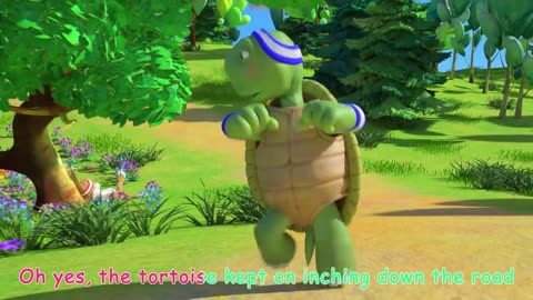 THE Tortoise And The Here _ CoComelon nursery rhymes & kids songs