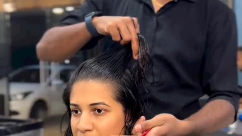 Girl Hair Cutting Like Boys 🥰🥰 Girl Are Looking Cute #shorts #rahulpanghal