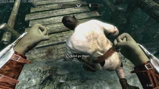 The Elder Scrolls 5 Skyrim Female Orc Karen D'Orc Part 15