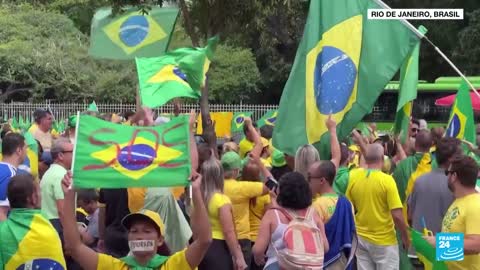 Las protestas bolsonaristas en Brasil continúan, aunque ahora con menor intensidad • FRANCE 24