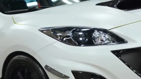 Modified Mazda 3 MPS Custom LED Bonnet/Hood Holder showcase! 🔧🔆