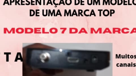 Umboxing de uma marca muito top na sua geração 7