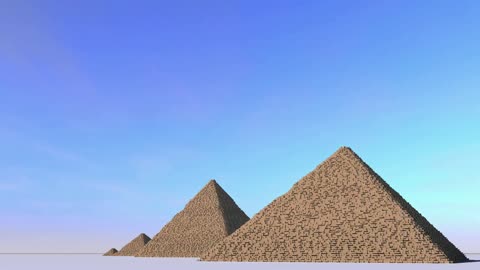 Pyramids through out the day