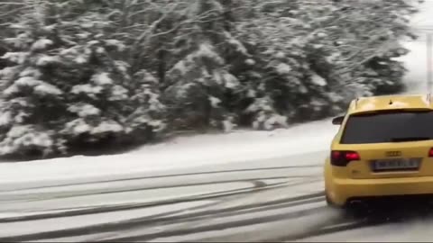 snow-drifting, snow driving