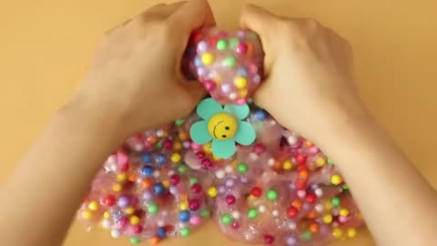 Making slime with piping bags!Most satisfying Slime video *ASMR*# ASMR#