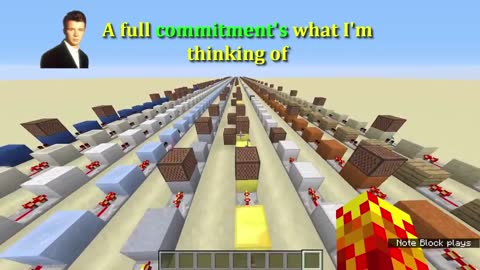 ♫ Never Gonna Give You Up - Minecraft Narrator