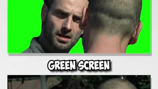 Green Screen vs Original "Stop Acting Like You Know the Way Ahead." Walking Dead