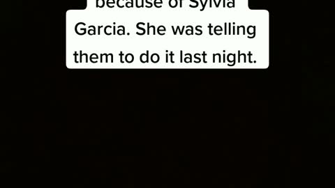 It must have been the fake Garcia (Her PR lover)