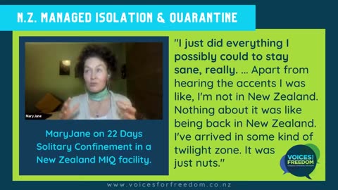 NZ Managed Isolation & Quarantine: MaryJane's 22 Days Isolation