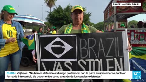 Informe desde Río: persisten en Brasil las protestas de los simpatizantes de Bolsonaro