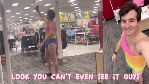 Alex Stein Tries On Tuck Friendly Pride Collection at Target 🎯