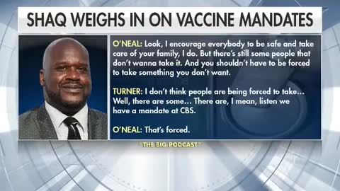 Shaquille O'Neal on vaccine mandates: You shouldn't have to be forced to take something you don't want