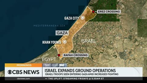 Israeli video shows troops entering Gaza as war expands; Gaza hospitals face evacuation orders