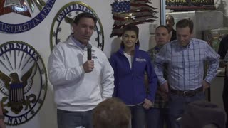 Florida Gov. Ron DeSantis kicks off his first campaign stop in Nevada