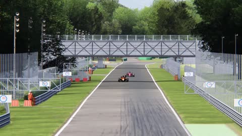 Could An F2 Car Beat an F1 Car Straight-Lining Monza´s First Chicane