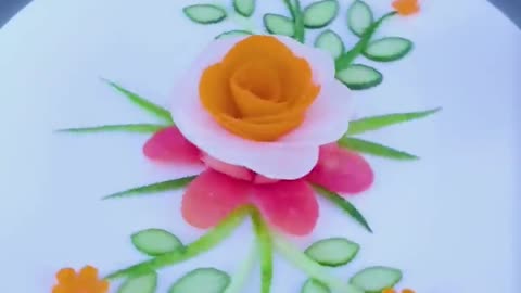 Art in Tomato 🍅 Flower arrangement