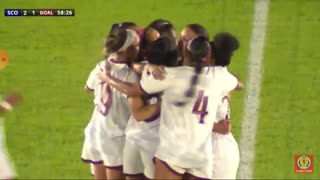 Golazo de media cancha de Deyna Castellanos contra Scotland (Escocia)