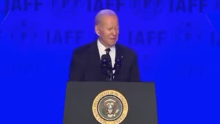 BIDEN: "I was diagnosed with having a — anyway — they had to take the top of my head off