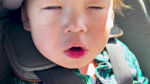 Toddler Fakes Sleeping for Kicks