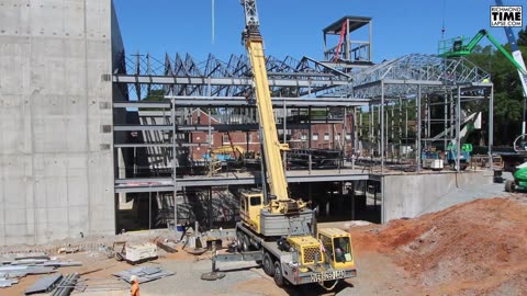 Time Lapse: Steel Install and Concrete Pour