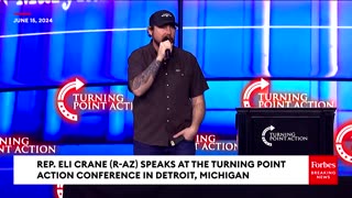 Eli Crane Pushes Crowd To Call Their Reps During Turning Point Event: 'Blow Up Their Phones