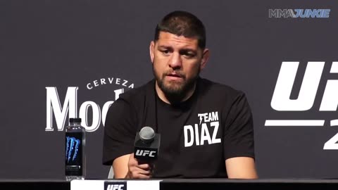 Nick Diaz s press conference highlights UFC 266